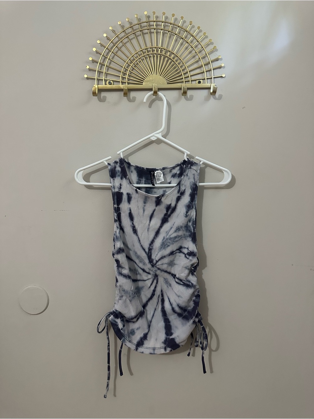 Tie-Dye Ribbed Tank Top